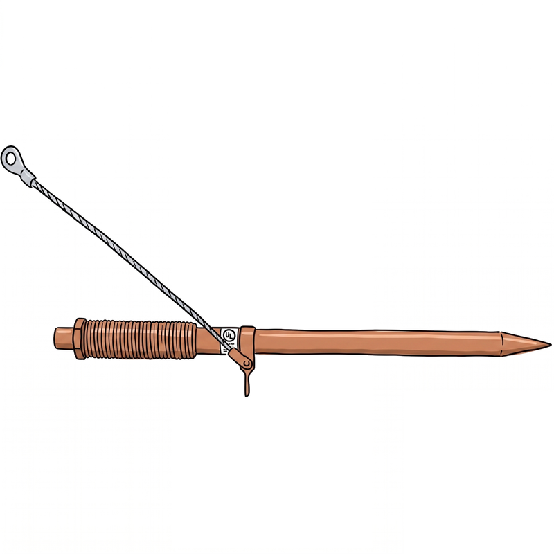 Spring Loaded Copper Air Terminals