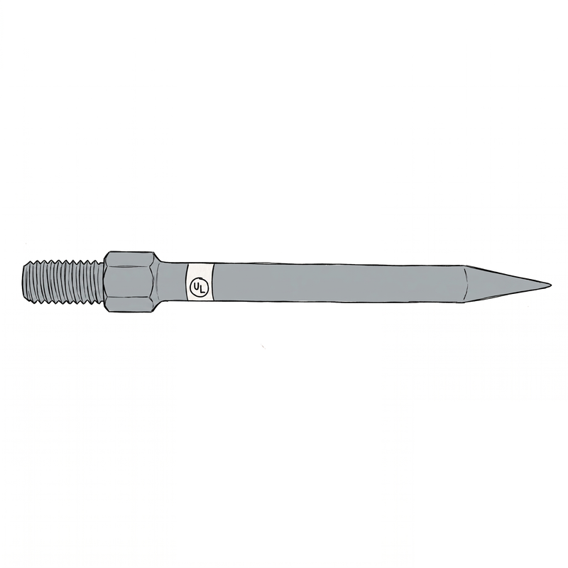 Threaded Tubular Aluminum Air Terminals